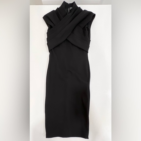 Alexander McQueen Jersey cross front wrap Dress - Picture 10 of 10
